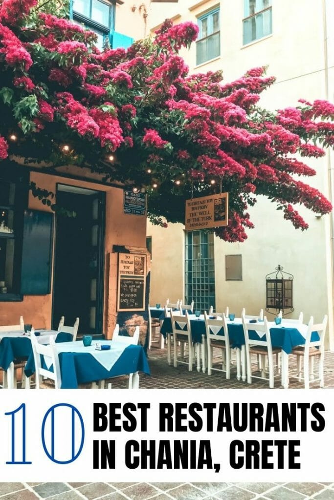 Pin for Best restaurants in Chania